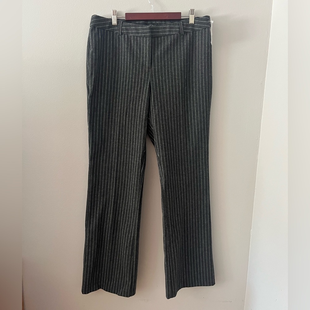 Amanda & Chelsea Black Pinstripe Dress Pants